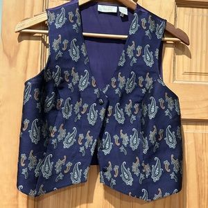 Vintage Victoria’s Secret Paisley Vest Size S